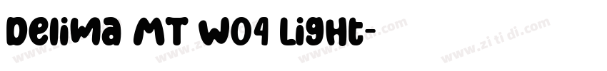 Delima MT W04 Light字体转换